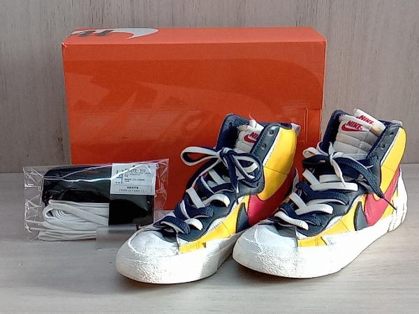 [箱付き]　NIKE × SACAI　BLAZER MID　BV0072-700　27.0cm　ナイキ / サカイ　ブレーザーミッド　替えシューレースあり　踵減りあり