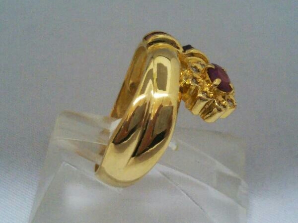 デザインリング K18 ダイヤ0.06ct 12号 約4.5g | www.bauen.com.ar