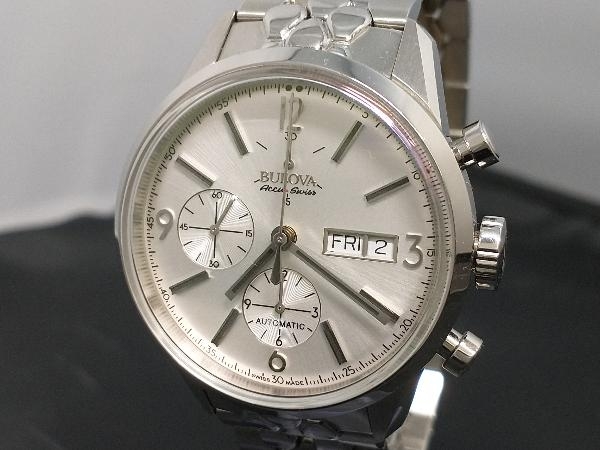 全国宅配無料 Accu 63C118 ブローバ 【箱、取説付】BULOVA Swiss