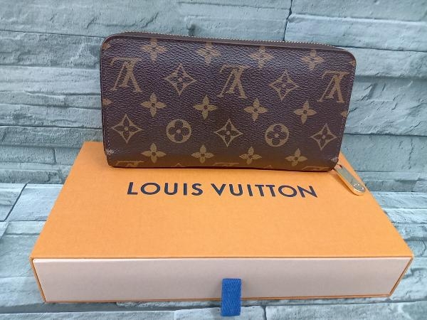 市場 箱有り 美品 LOUIS VUITTON ルイヴィトン モノグラム ジッピー