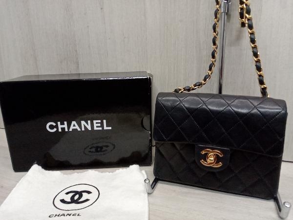 大人気新品 CHANEL ミニマトラッセ チェーンショルダーバッグ ブラック