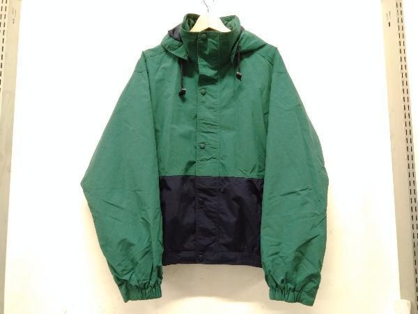 【現状品】Eddie bauer EBtek マウンテンパーカー ナイロンジャケット メンズ Lサイズ グリーン