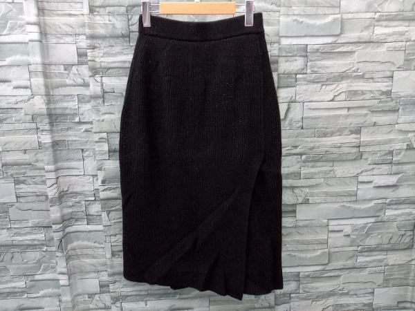 ヤフオク! - Drawer/9G畦編みバックラップニットスカート/ド...