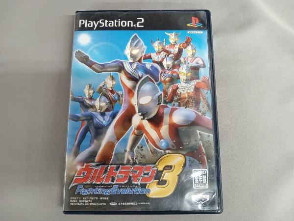 説明書なし PS2専用ソフト ウルトラマン Fighting Evolution3