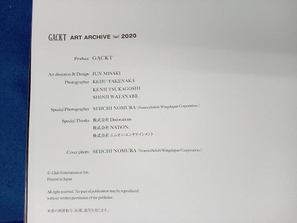 GACKT ART ARCHIVE 2020 ※本体の反り有り_画像5
