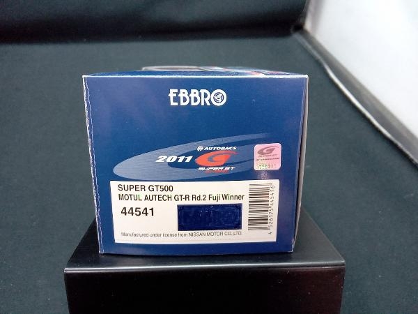EBBRO 1/43 SUPER GT500 MOTUL AUTECH GT-R Rd.2 Fuji Winner 2011 No.23 RED_画像3