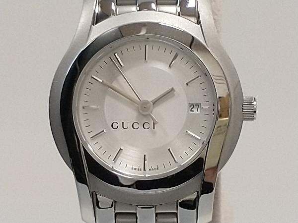 GUCCI グッチ 5500L Gクラス デイト クォーツ レディース 腕時計