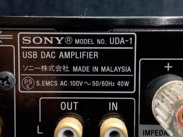 若者の大愛商品 SONY USB DAC アンプ ブラック UDA-1 B