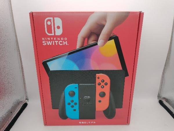 未使用品 Nintendo Switch(有機ELモデル) Joy-Con(L)ネオンブルー/(R