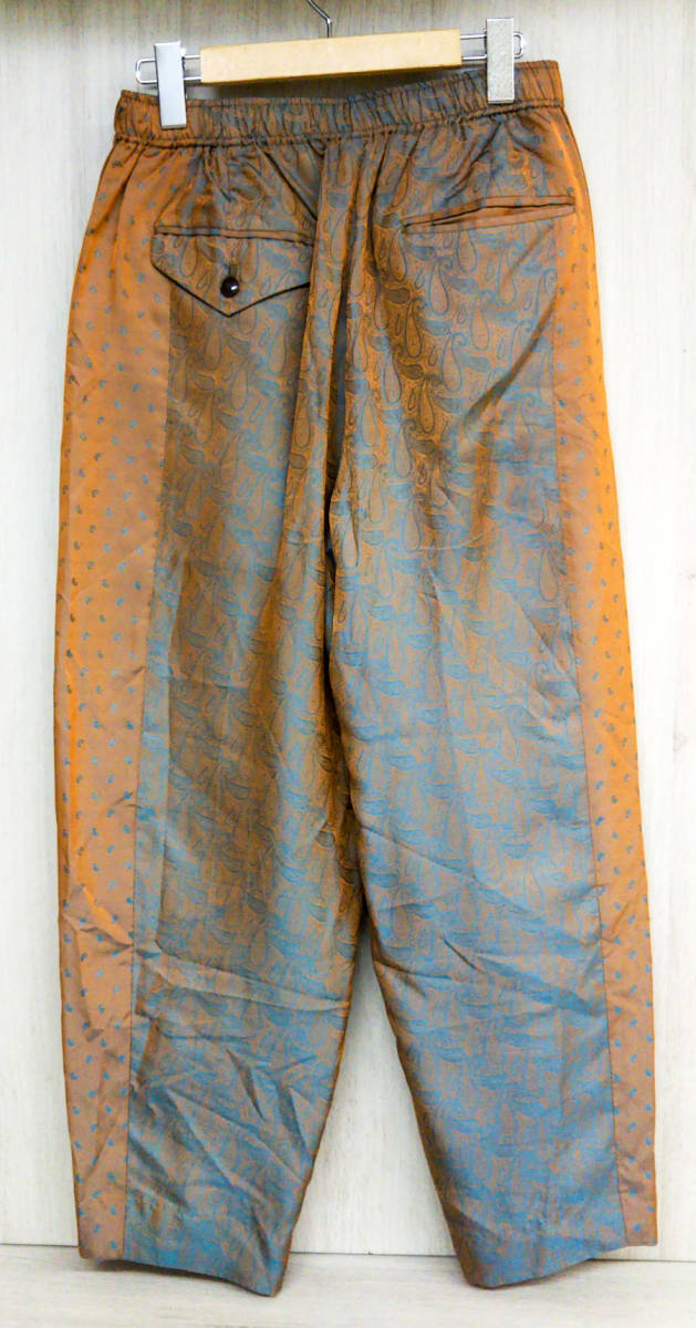 SALE新作登場 TOGA VIRILIS トーガビリリース ペイズリーイージーパンツ 21SS JACQUARD PAISLEY PANTS