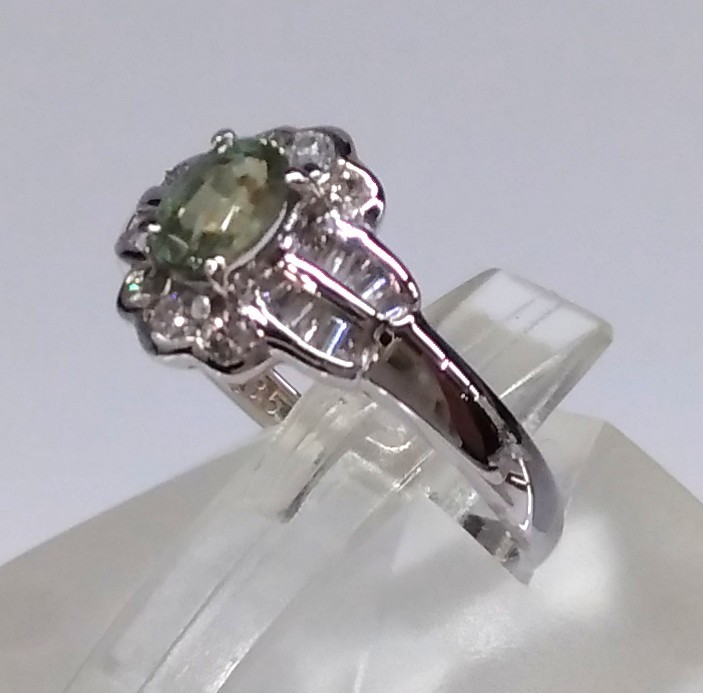新品仕上げ済み/ソーティング付】 PT900 ダイヤモンド0.35ct