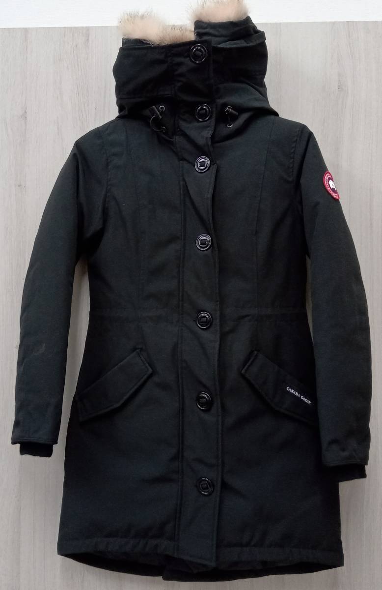 CANADA GOOSE ROSSCLAIR PARKA ダウンコート ブラック XSサイズ 2580LA