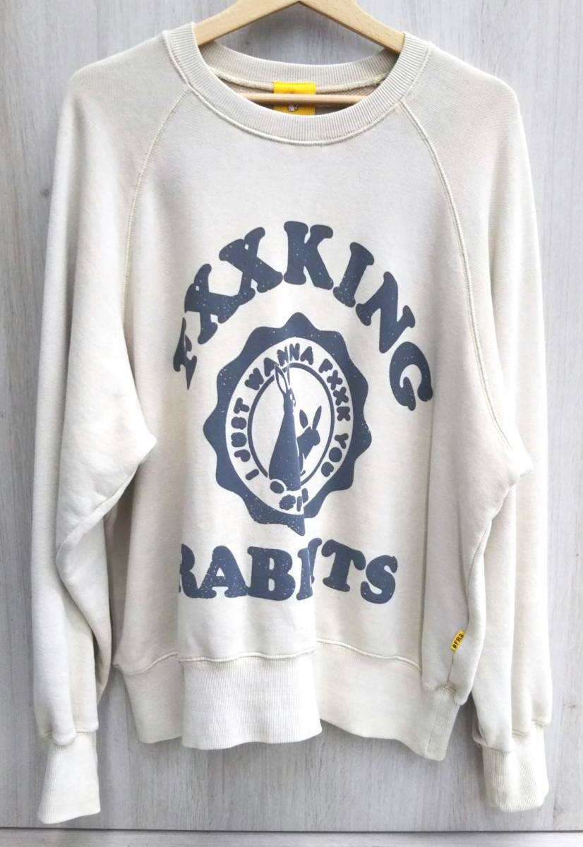 FR2 エフアールツー FRC1549 0108 Fxxking Rabbits Crew neck Sweat