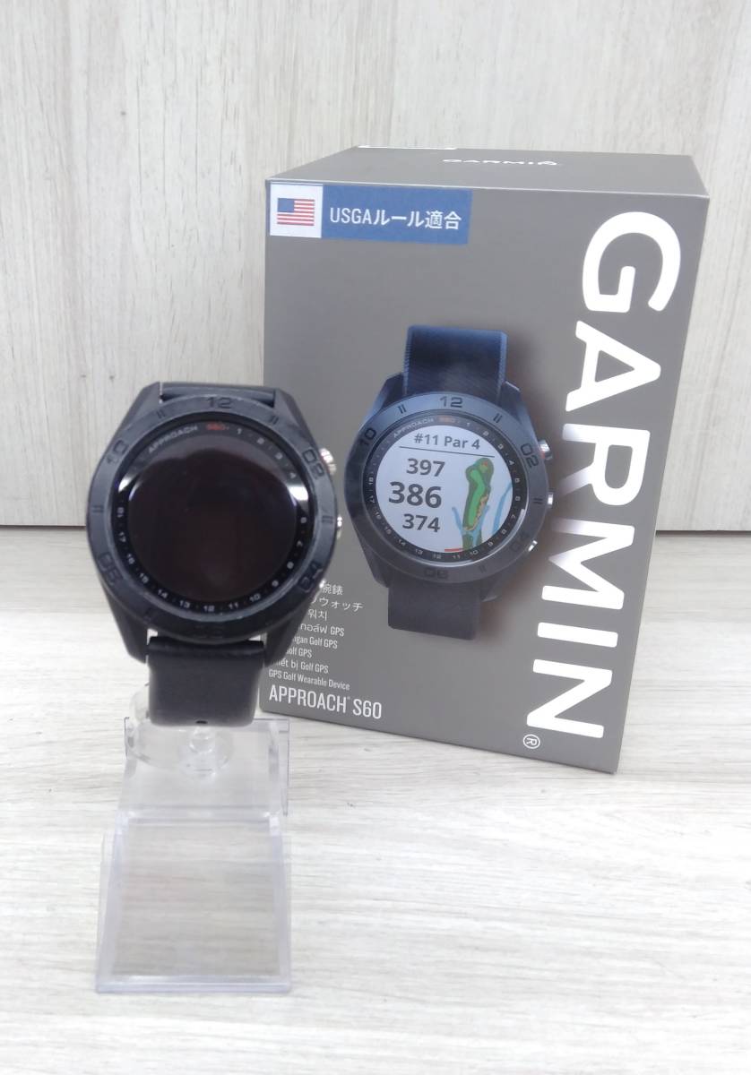 最も完璧な GARMIN ガーミン APPROACH S60 GPS ゴルフウォッチ GPSナビ