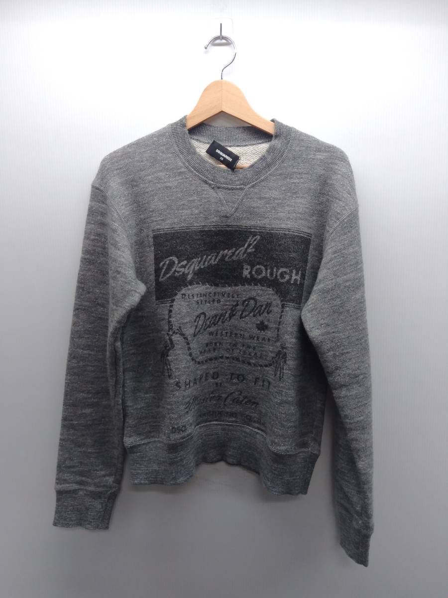 独特の上品 WOOL×COTTON ディースクエアード DSQUARED2 プリントスウエット S71GU0240 イタリア製 18aw グレー XS その他 独特の上品 WOOL×COTTON ディースクエアード DSQUARED2 プリントスウエット S71GU0240 イタリア製 18aw グレー XS その他