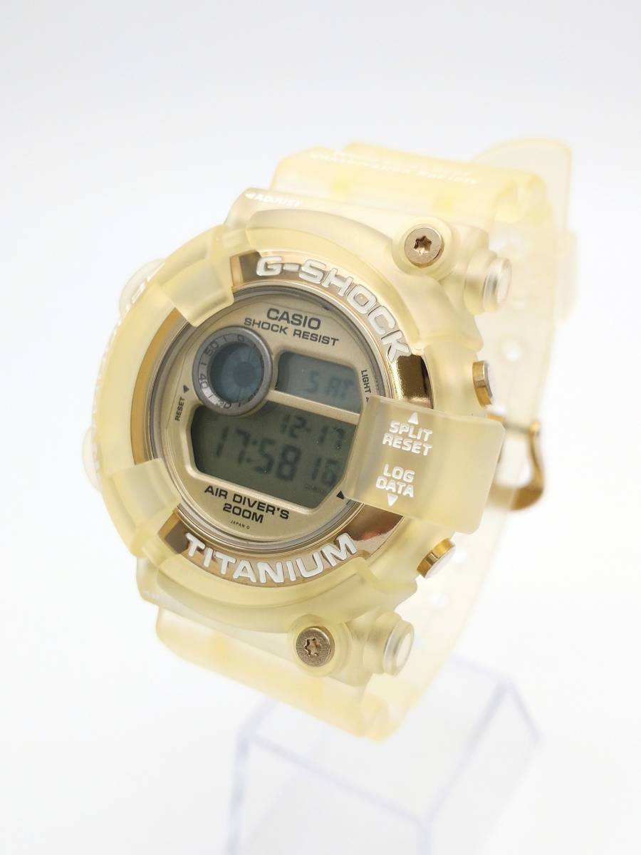 CASIO／G‐SHOCK クォーツ 腕時計 DW-8201WC FROGMAN フロッグマン W.C.C.S. サンゴ礁 クリア デジタル カシオ ジーショック