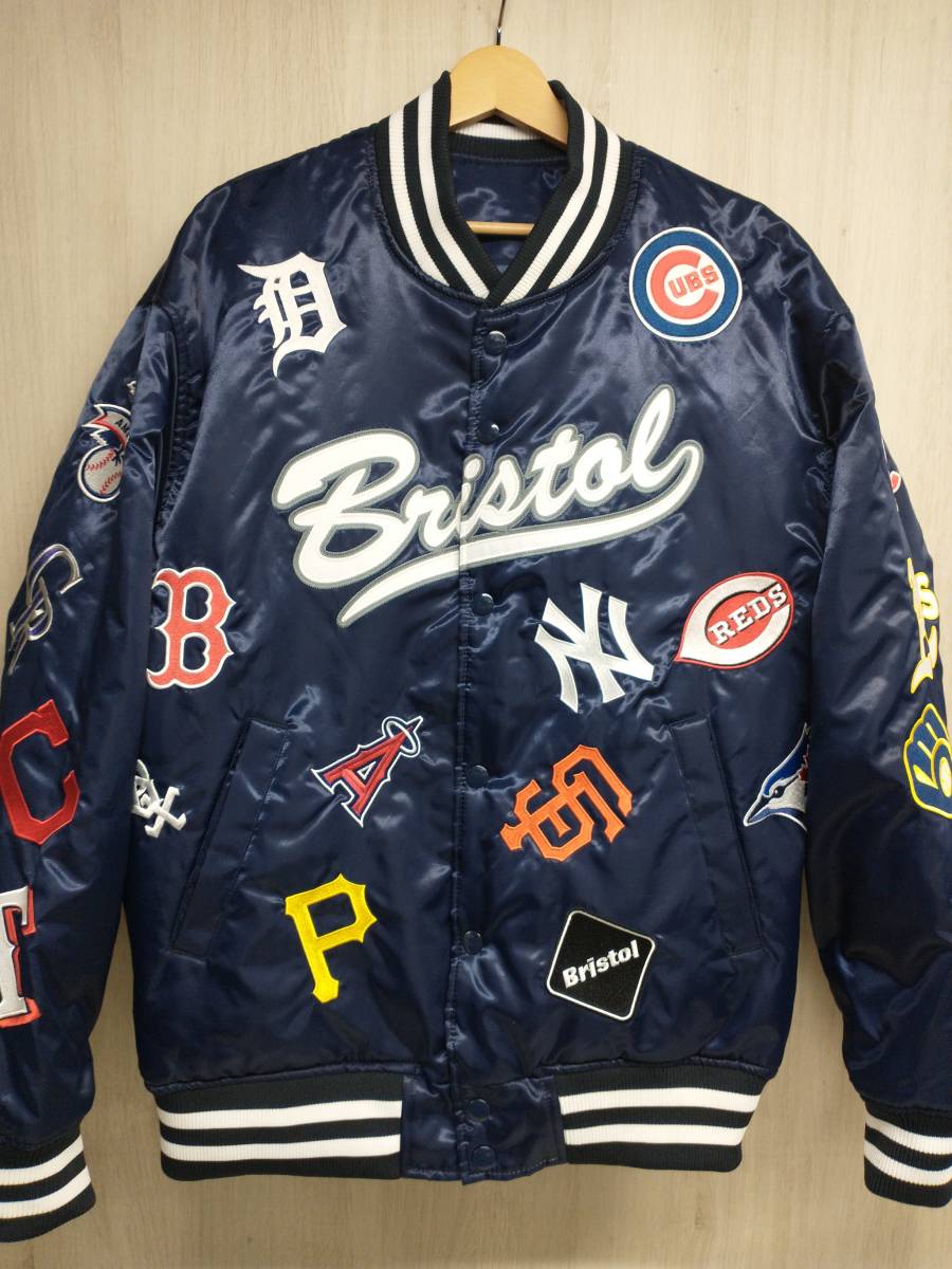 F.C.R.B.(F.C.Real Bristol) MLB TOUR ALL TEAM スタジャン