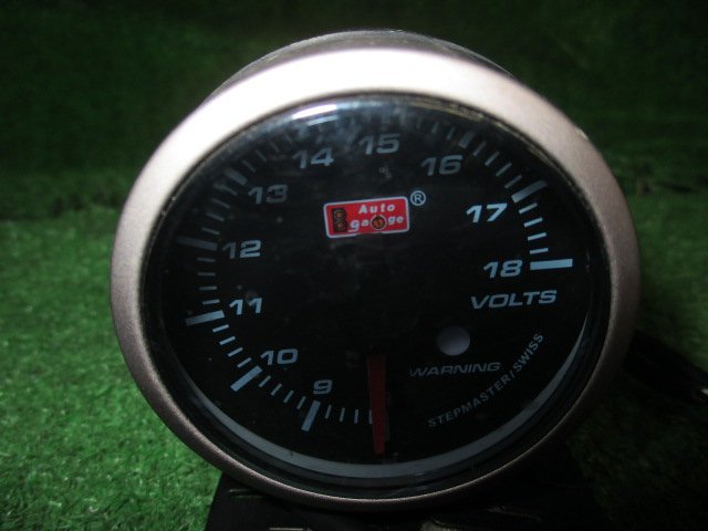 526677*AutoGauge[ auto gauge ] bolt total voltmeter * diameter approximately 55.* operation OK