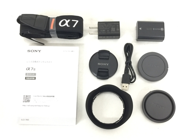 SONY α7 III ILCE-7M3K FE3.5-5.6/28-70 OSS ミラーレス 一眼 カメラ レンズキット 中古 美品 T7070886_画像2