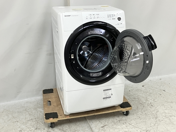 世界有名な SHARP SHARP ES-S7F-WR 7kg洗濯 ドラム式洗濯乾燥機 ES-S7F