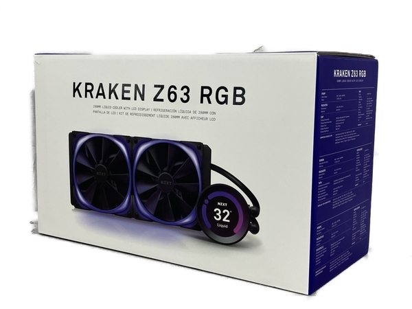 見つけた人ラッキー！ NZXT Z63 RGB 液晶モニタ搭載 簡易水冷CPU