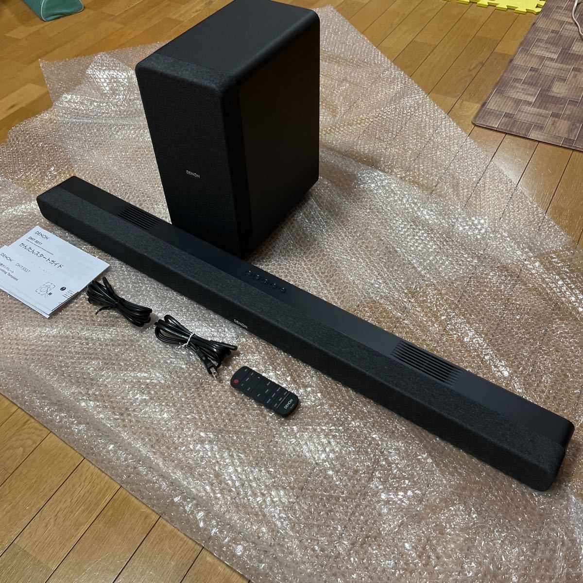 デノン サウンドバー イネーブルドスピーカー内蔵 ワイヤレスサブ
