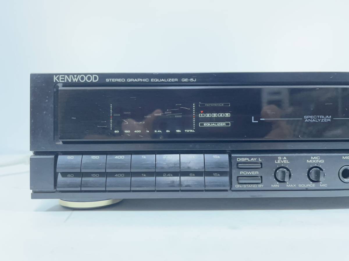 超激安 KENWOOD グラフィックイコライザー GE-5J ad-naturam.fr