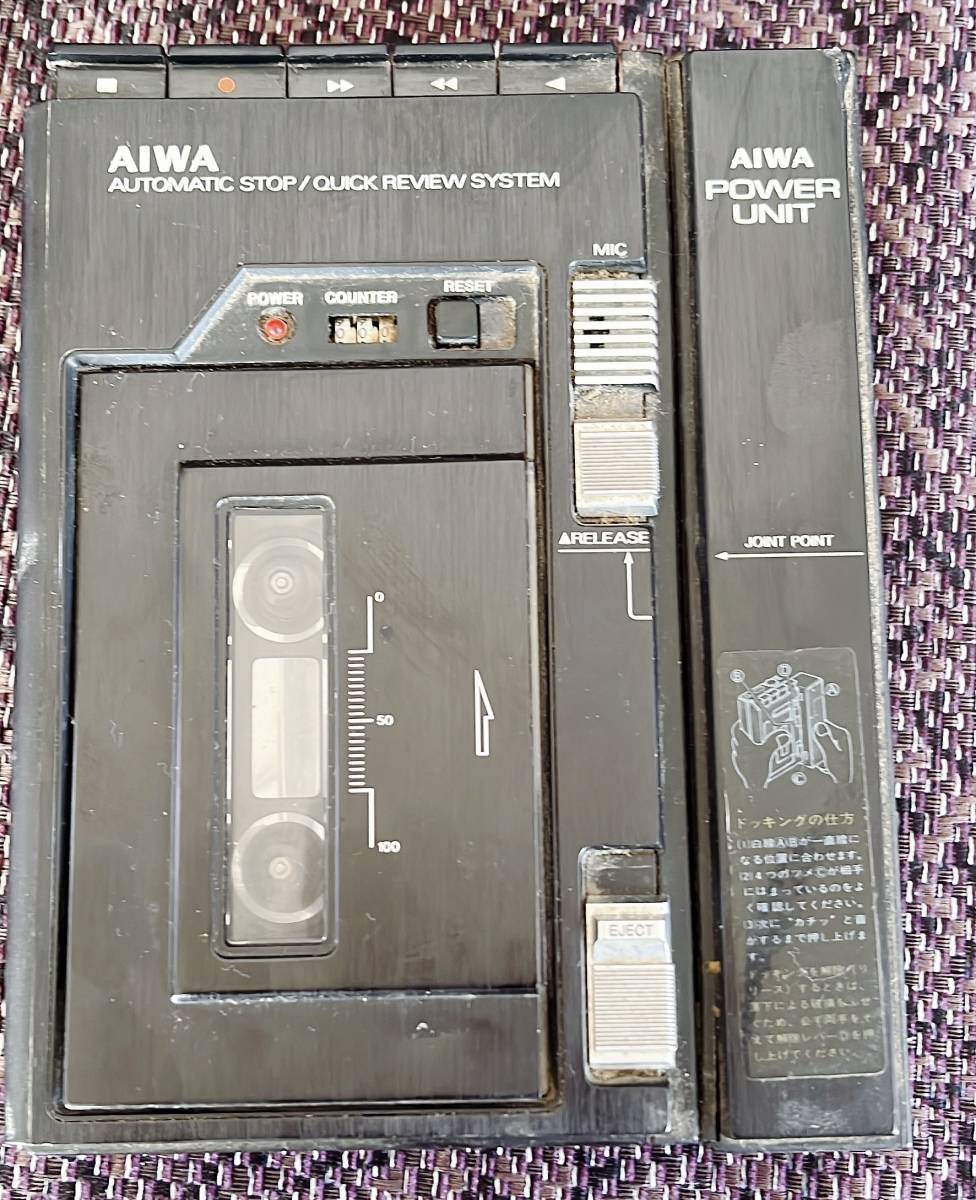 AIWA アイワ TP-22 カセットレコーダー Yahoo!オークション - AIWA/アイワ TP-22 カセットテープ