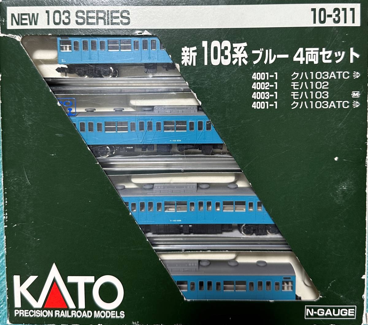 カトー Nゲージ 新103系ブルー4両セット+3両 Yahoo!オークション - 【鉄道模型】【Nゲージ】【KATO】新103系