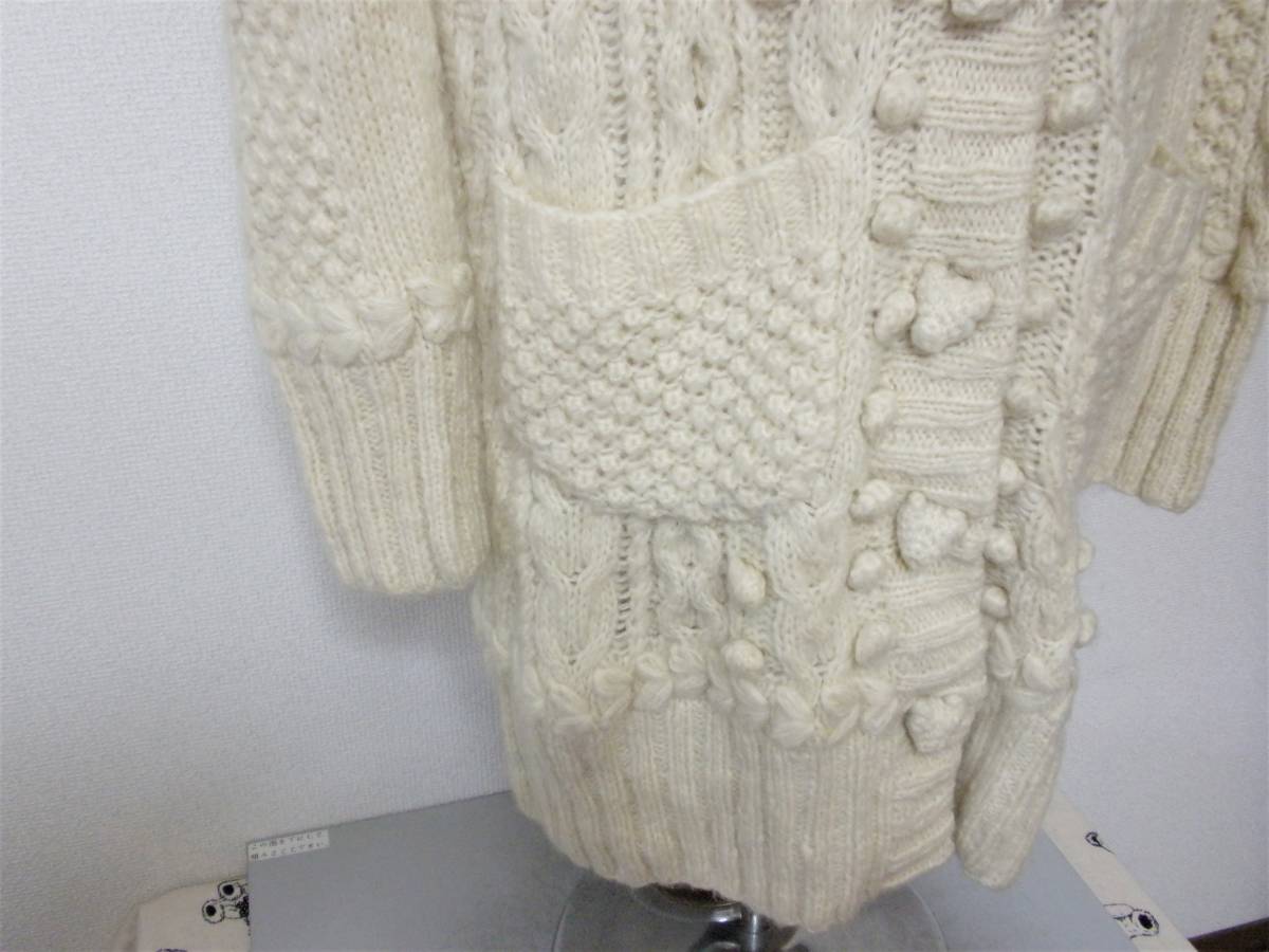 完成品 アルベロベロニット編み可愛いぶたさんカーディガン新品