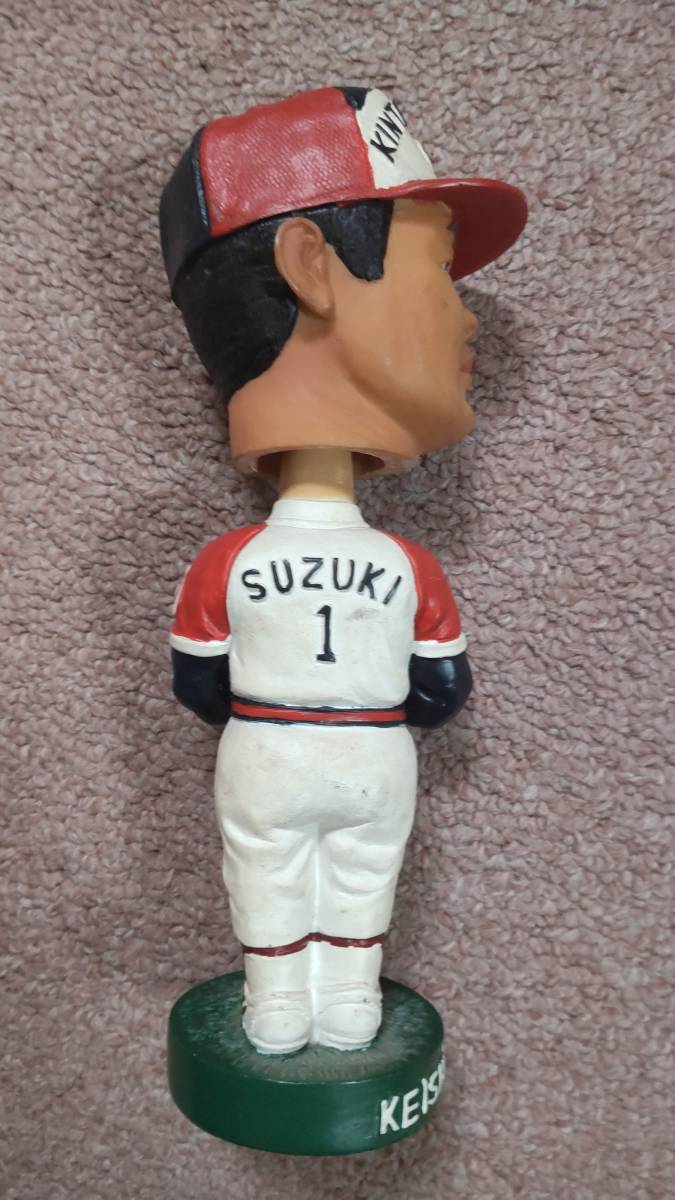  Bubble head figure Suzuki ..Keishi Suzuki Osaka close iron Buffaloes yawing BOBBLEHEAD Bob ru head 