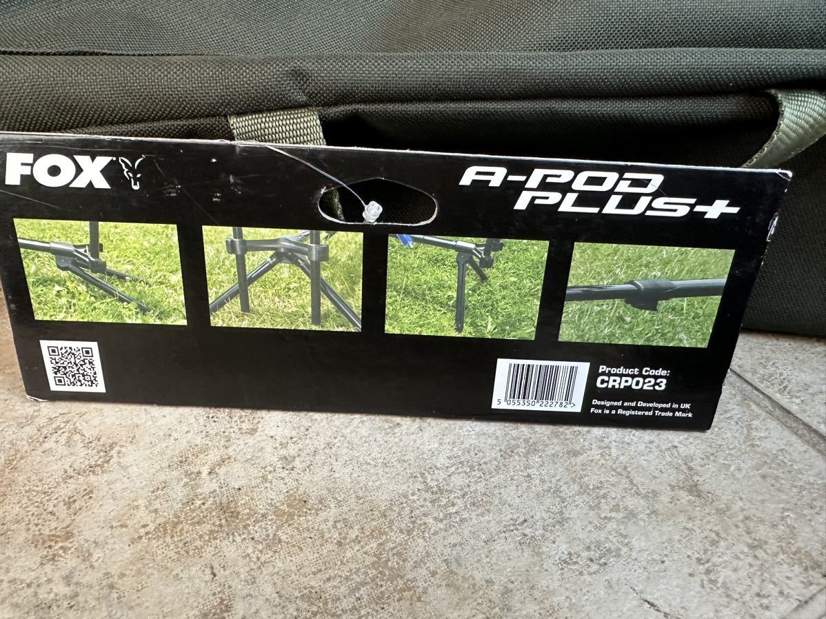 美品 FOX A-POD PLUS+ CRP023 3ロッド micron M+ バイト 美品 FOX A-POD PLUS+ CRP023 3ロッド micron M+ バイト