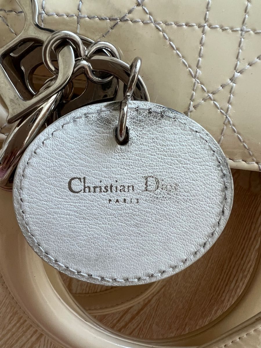 レディディオール Christian Dior ディオール ハンドバッグ ショルダーバッグ 2way アイボリー