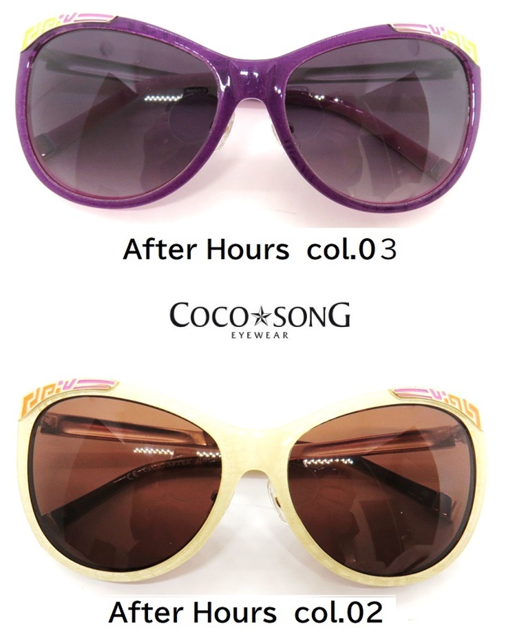 新品・美品　AfterHours　新品【COCO★SONG ココソング 】イタリア製　高級サングラス　col.03パープル_画像7