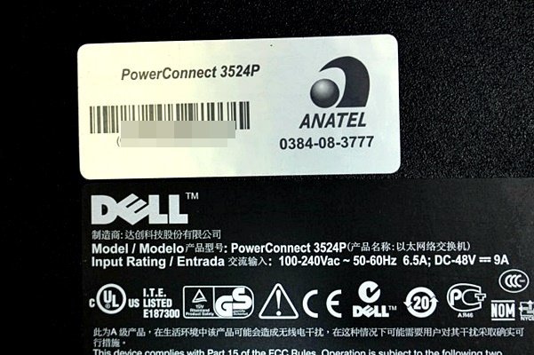 DELL/24 порт PowerConnect 3524P 24 порт переключатель PoE 42647Y