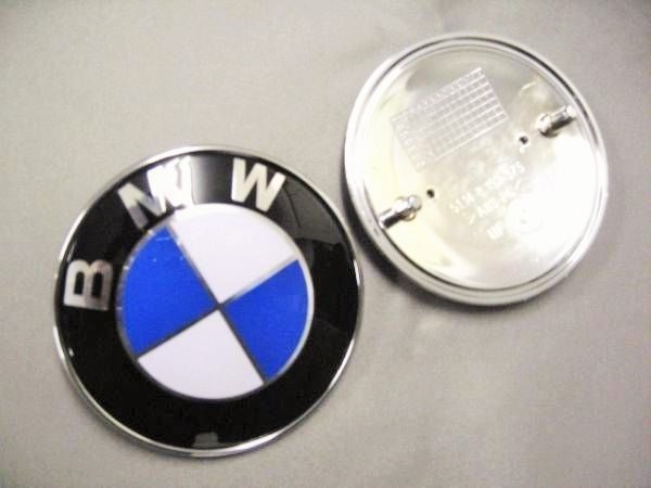 BMW純正仕様バッチ前後2点セット/ボンネットエンブ/トランクエンブレム/E36/E46/E91/E39/E87/E82/M3/M5/Z4/1M/E60/E61/E64/E63/E65/E66/E70_画像3
