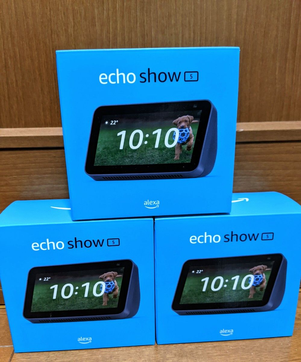 2枚で送料無料 新品未開封! echo show 5 - スピーカー