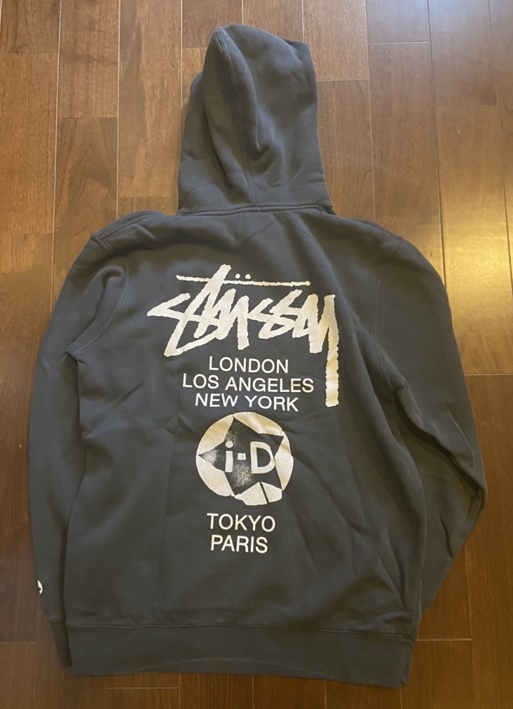  новый товар S размер STUSSY i-D World Tour Pig. Dyed Hood Stussy Parker 