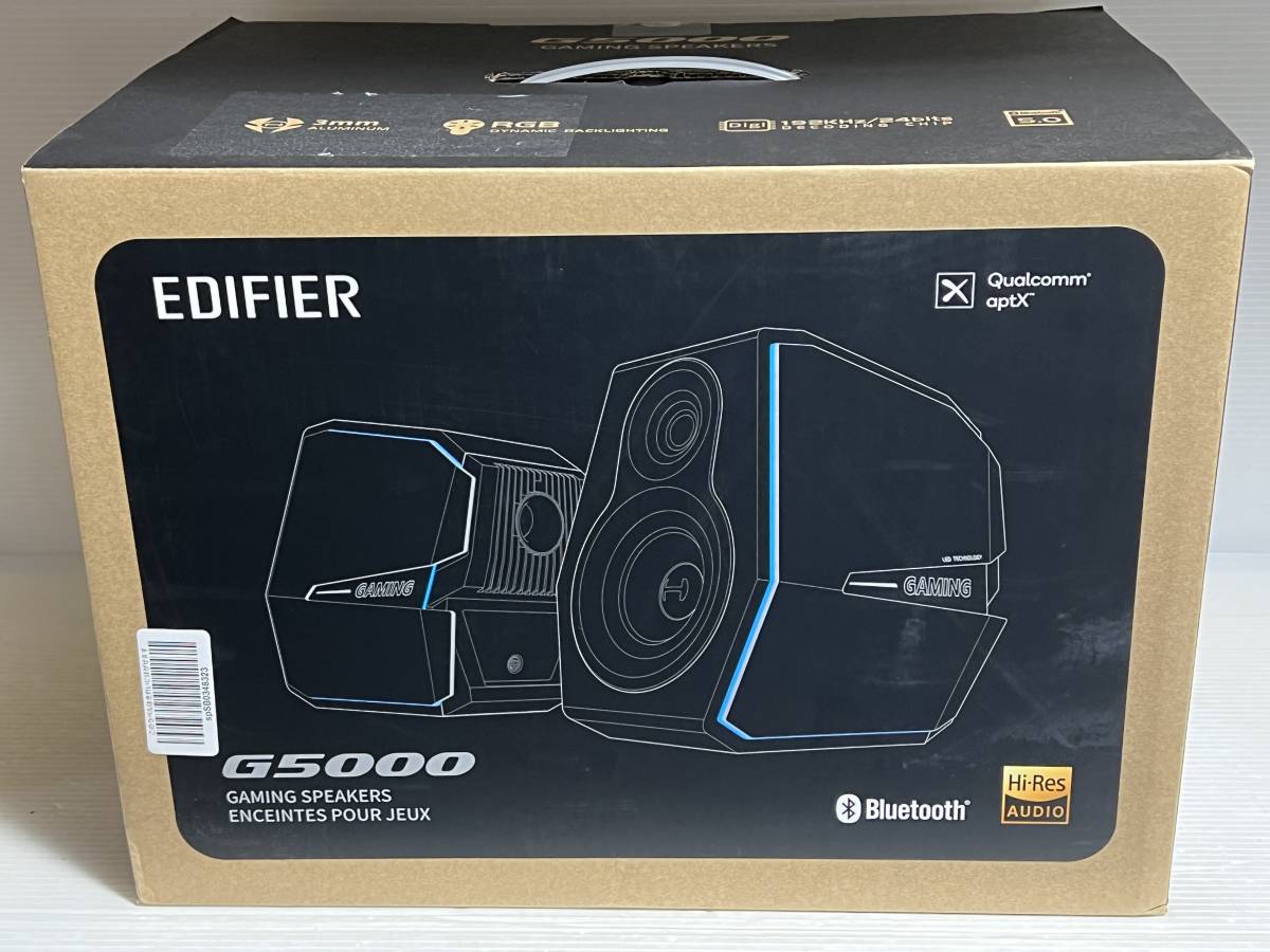 美品 約1週間使用 Edifier G5000 ゲーミング ゲーム オーディオ スピーカー Hi-Res ハイレゾ Bluetooth5.0 重低音 USB