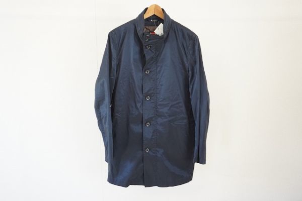 【即決】Aquascutum アクアスキュータム メンズ コート ライナー付き ポリエステル ネイビー サイズ:L 【783765】