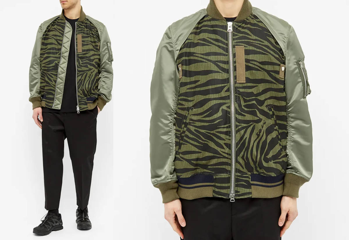 割引も実施中 美品 1 sacai ゼブラ ボンバージャケット svajcarija.rs