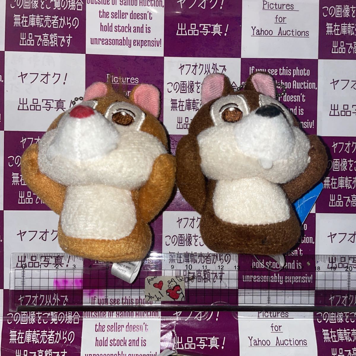 ◆獲後未使用◆新品◆非売品◆【Disney Chip 'n Dale】ディズニー　チップ＆デール　自立型　マスコット　_画像1