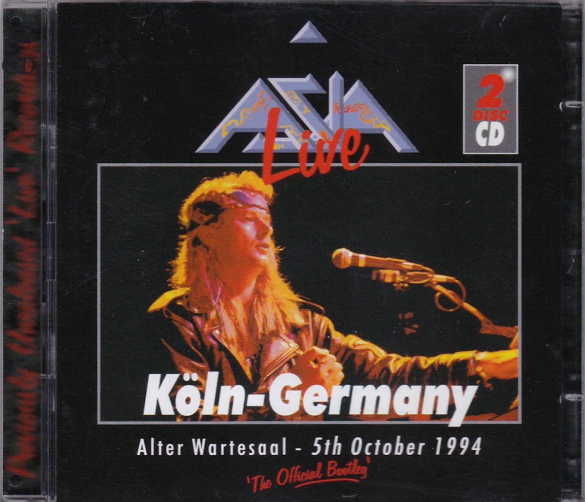 廃盤ライブ2枚組CD エイジア ASIA/Koln - Germany Alter Wartesaal 5th October 1994 [The Official Bootleg]_画像1