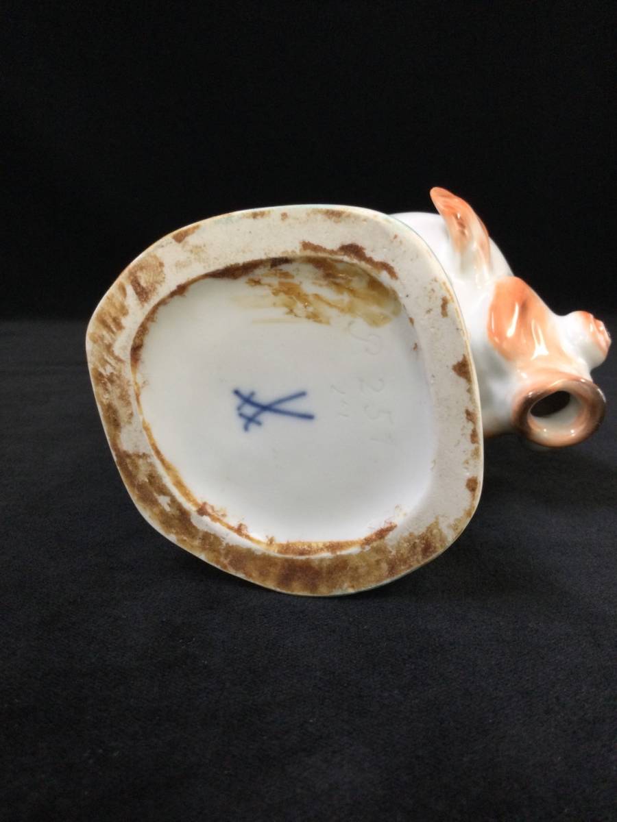 【値下げ交渉可能!】マイセン MEISSEN デメキン 出目金 金魚 フィギュリン 置物 オリジナル 1939 アンティーク 希少 限定 激レア _画像8
