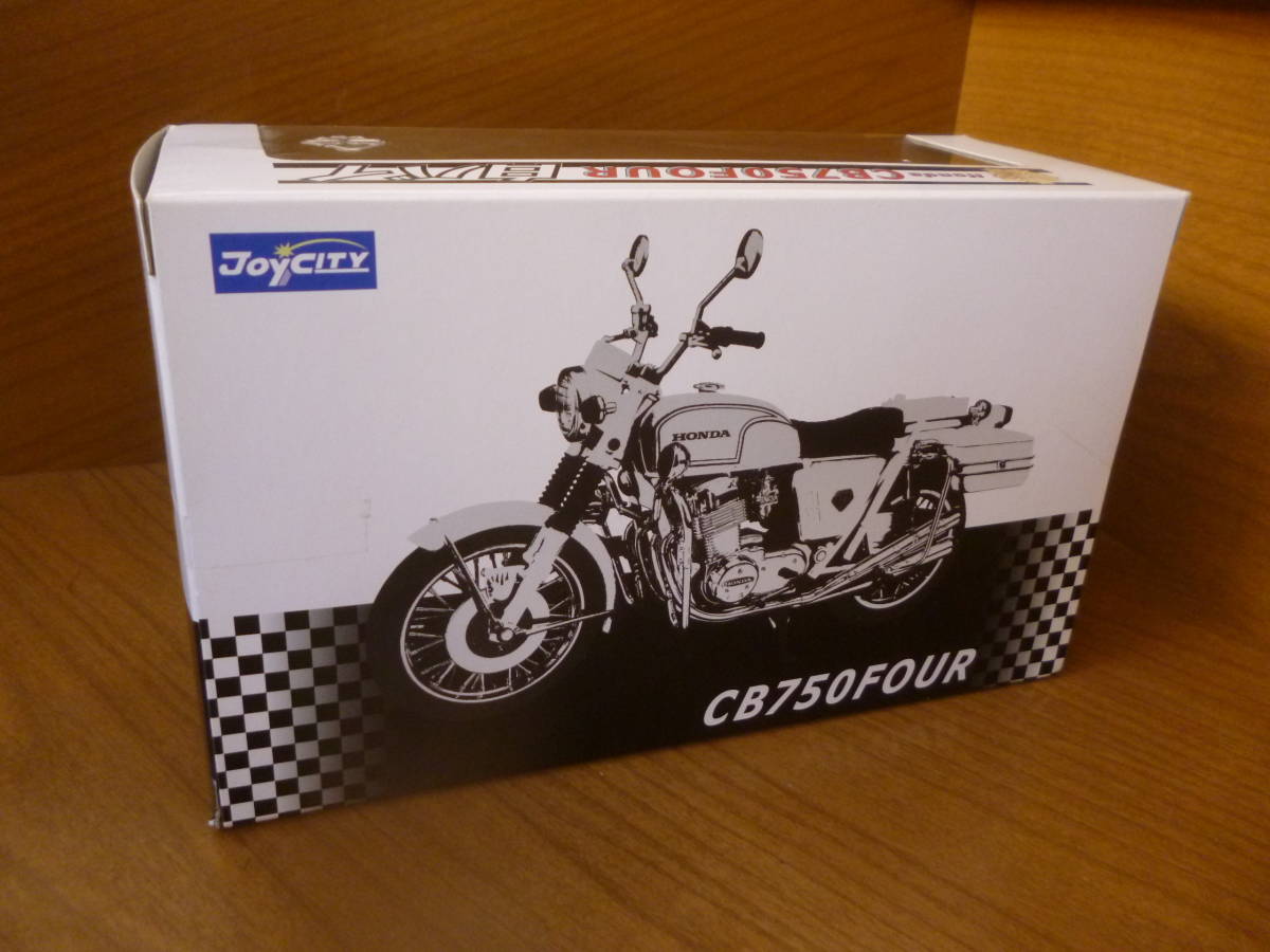 希少・新品・未開封／1/12　ホンダ　CB750FOUR　白バイ　1箱／アオシマ　完成品　スカイネット　HONDA_画像2