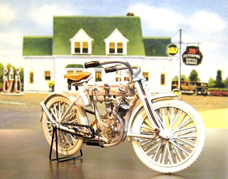FRANKLIN MINT フランクリンミント 1/24 Harley クラシック レトロ 懐古 昔 ハーレー 第1号 初号機 1907 原動機付自転車 バイク オートバイ_画像5