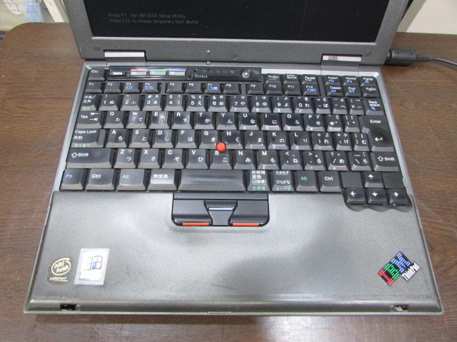 [YNT0391] rare rare *ThinkPad I 2661-23J Celeron 500MHz/64MB/HD lack of /12.1inch/800x600/ electrification BIOS has confirmed condition bad * used 