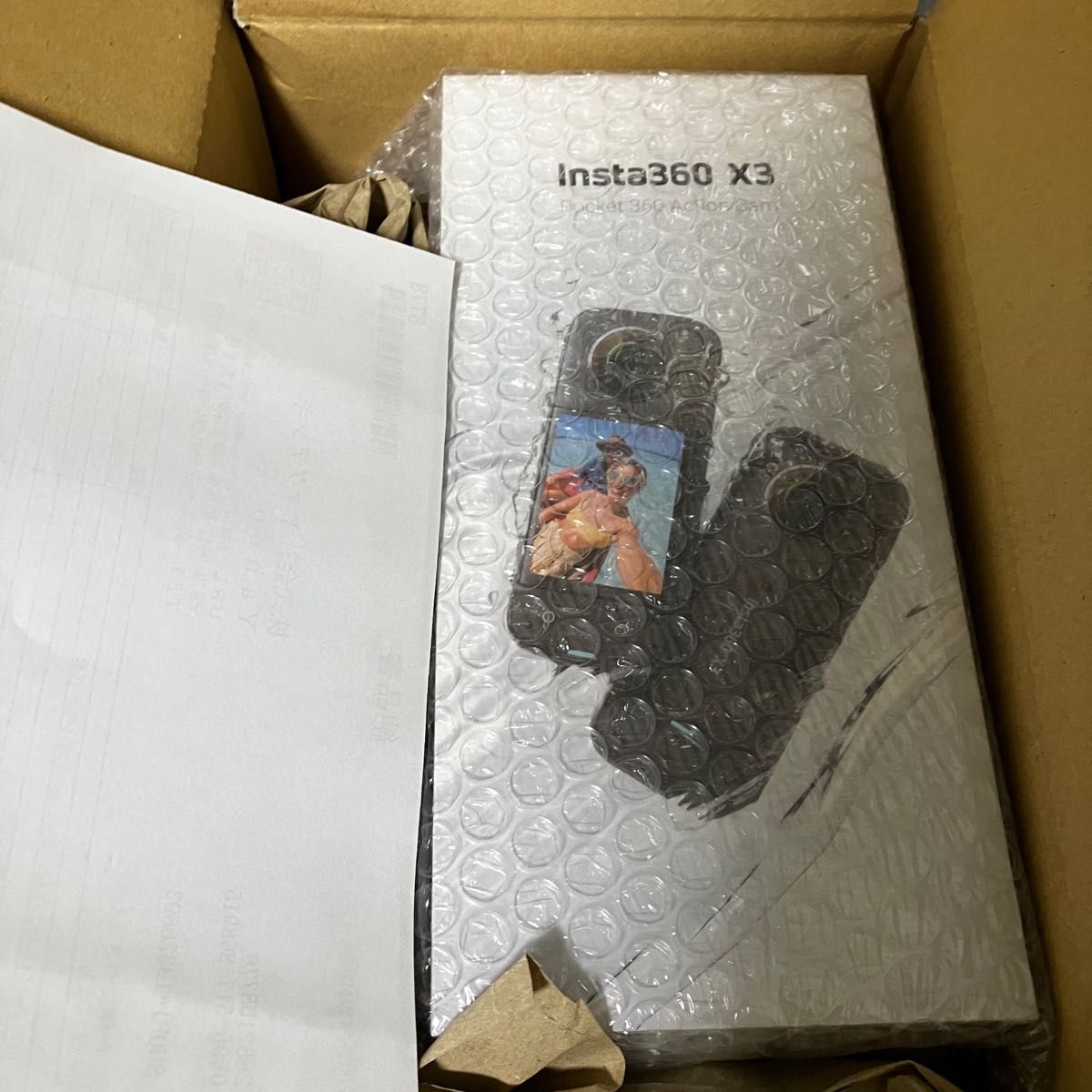 新品未開封 Insta360 X3 Insta360シリーズ 黒 Arashi Vision CINSAAQ
