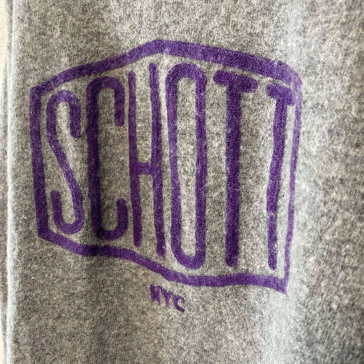 schott★ニットセーター★Mサイズ★ 定価17,380円(税込)★ビッグロゴ