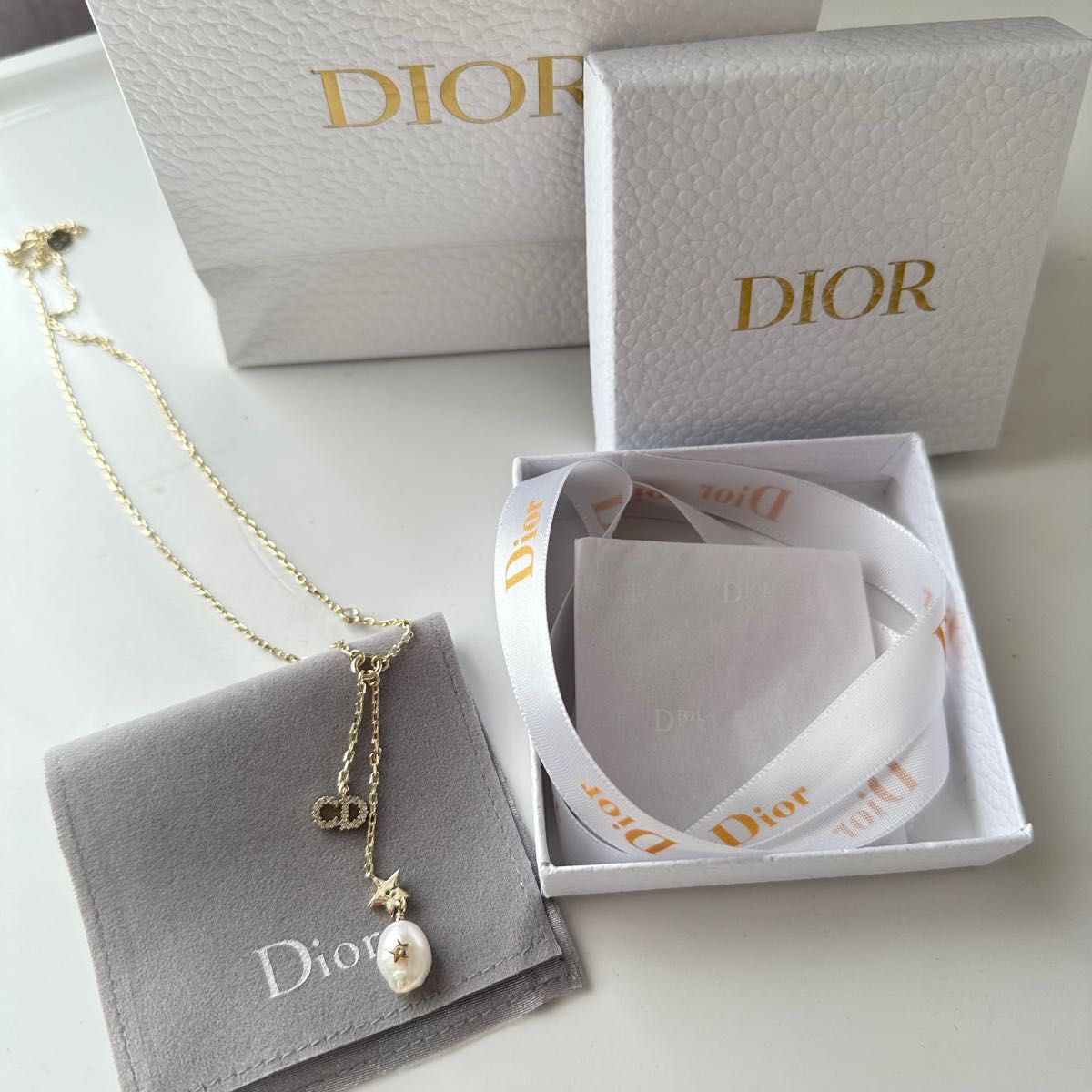 クリスチャンディオール Christian Dior ネックレス 箱付き